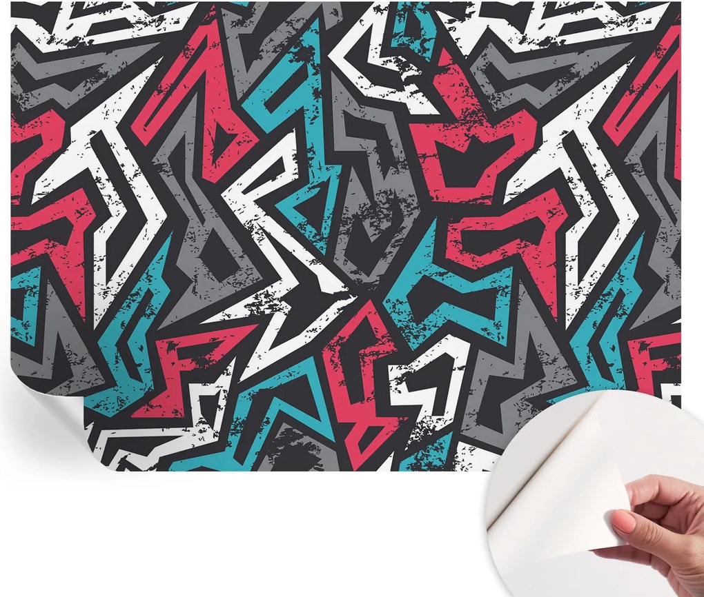 Öntapadós fali fotótapéta Hálószobába Absztrakt mozaik 208x146