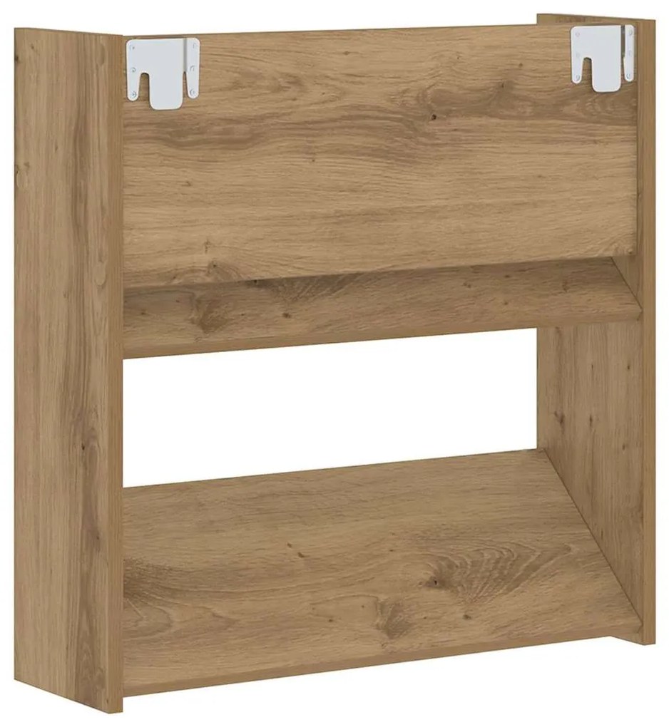 Fali cipőtartó 2 pcs Artisan tölgy 60 x 18 x 60 cm Faanyag
