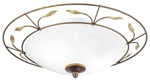 Orion DL 7-338/2 - Mennyezeti lámpa LUCA 2xE14/40W/230V átm. 40 cm bronz/patinás