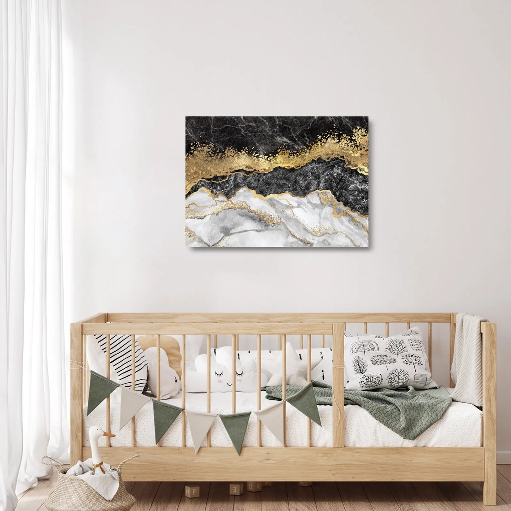 Kép - Márvány (üvegen) (70x50 cm)