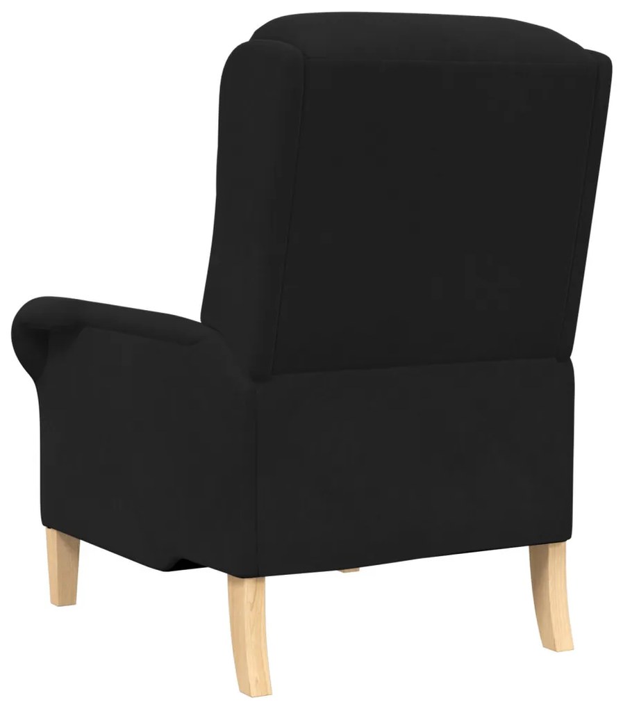 Fekete Karosszék Fekete Szövet, Fa Standard Ergonomikus