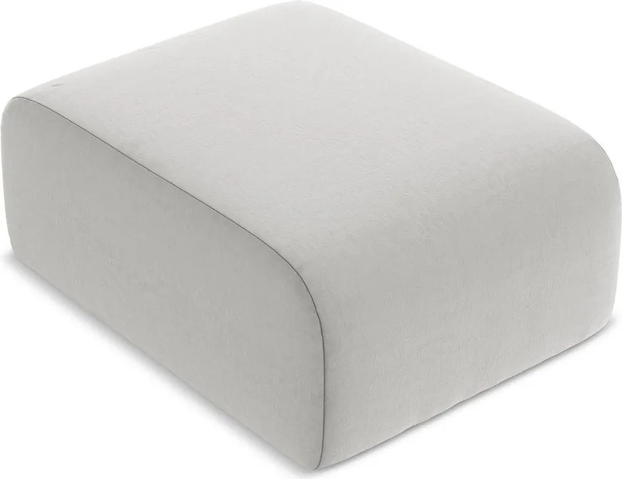 Világosszürke bársony lábtartó Lani – Makamii