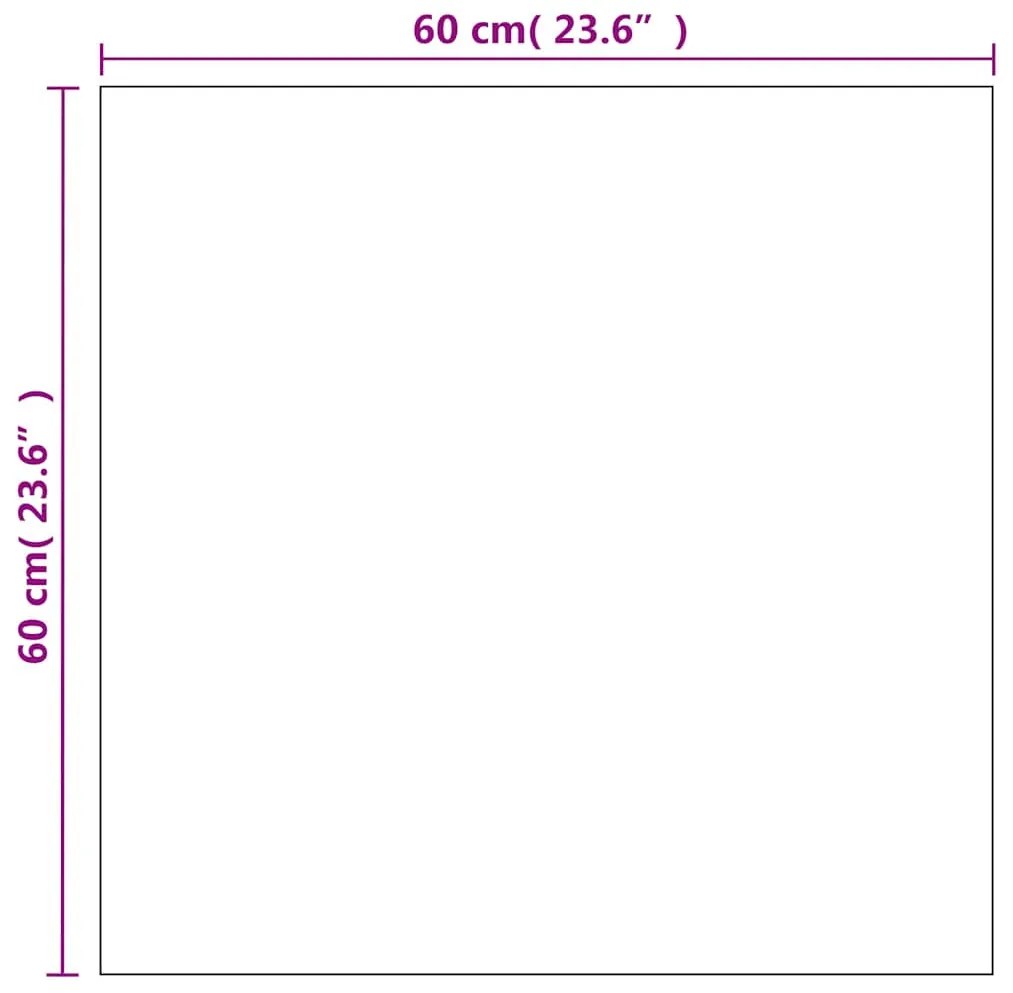 négyzet alakú falitükör 60 x 60 cm