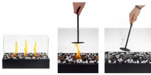 Füstmentes, szabadon álló biokandalló házba és teraszra - KAMINER 00026318