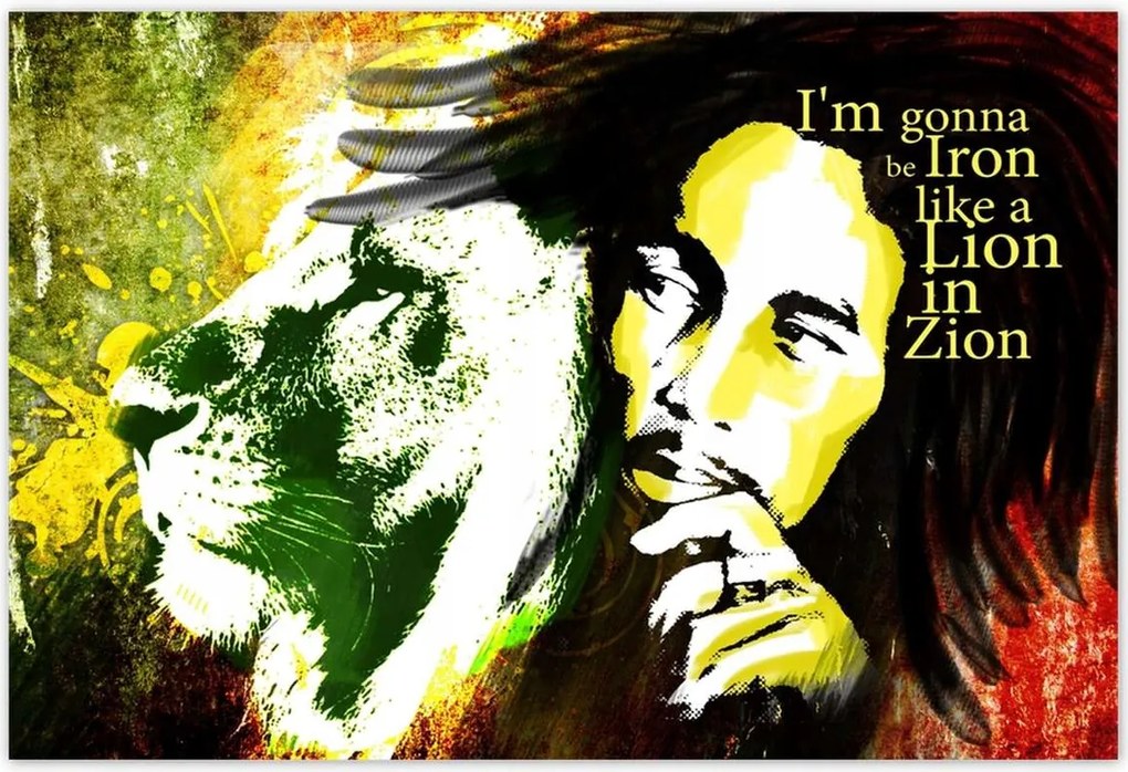 Poszterek 200x135 Bob Marley Lion in Zion