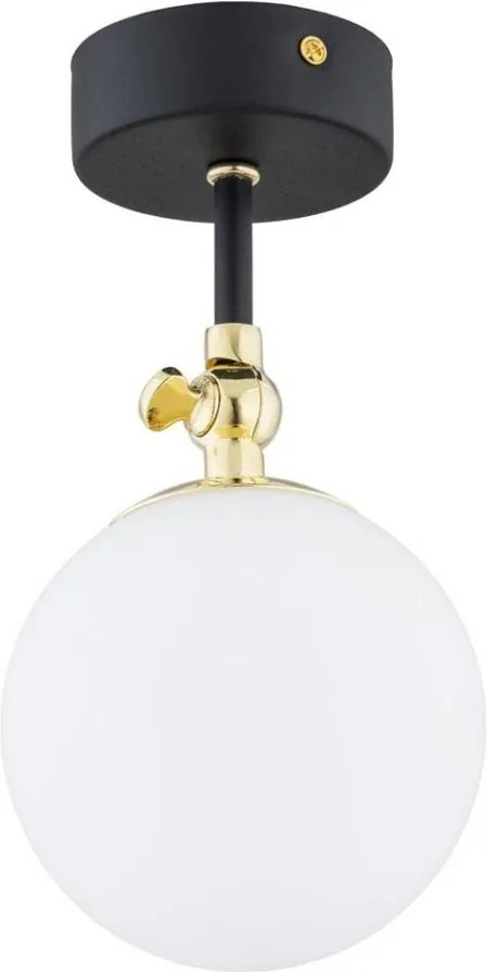 Argon 4003 - Fürdőszobai felületre szerelhető csillár LATINA 1xE14/7W/230V IP44 fekete/sárgaréz