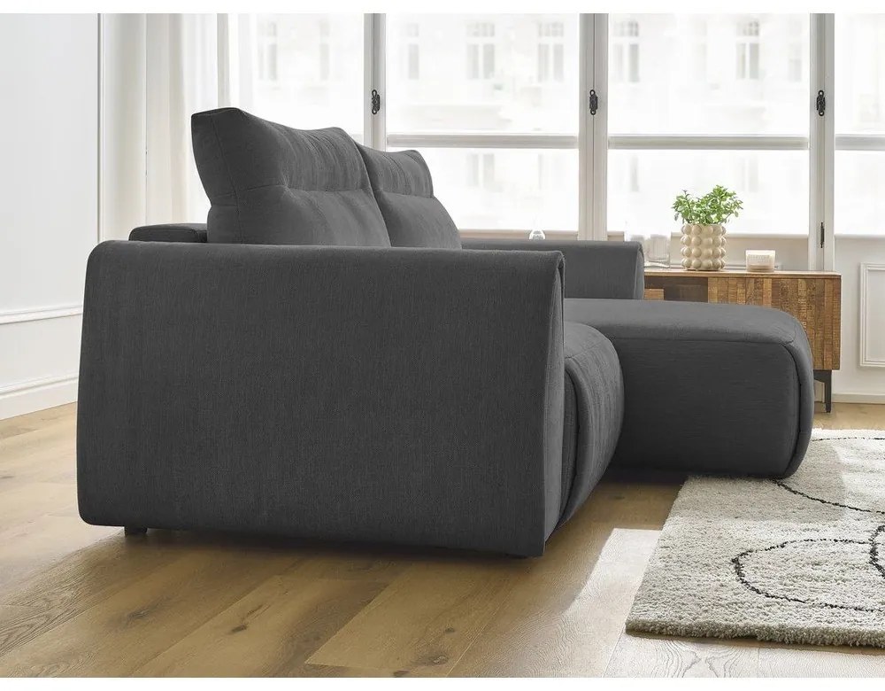 Szürke sarokkanapé Aden – Bobochic Paris