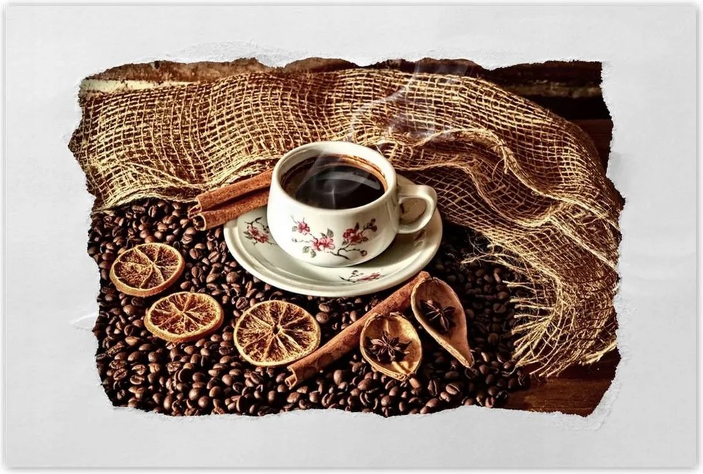Poszterek 120x80 Kávéscsésze vaníliával
