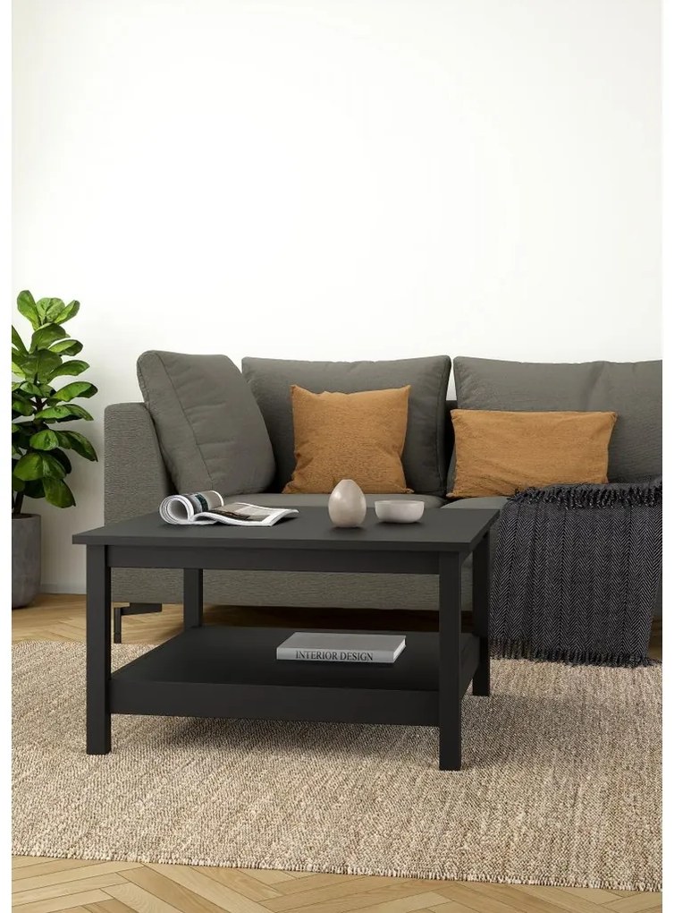 Real dohányzóasztal, fekete