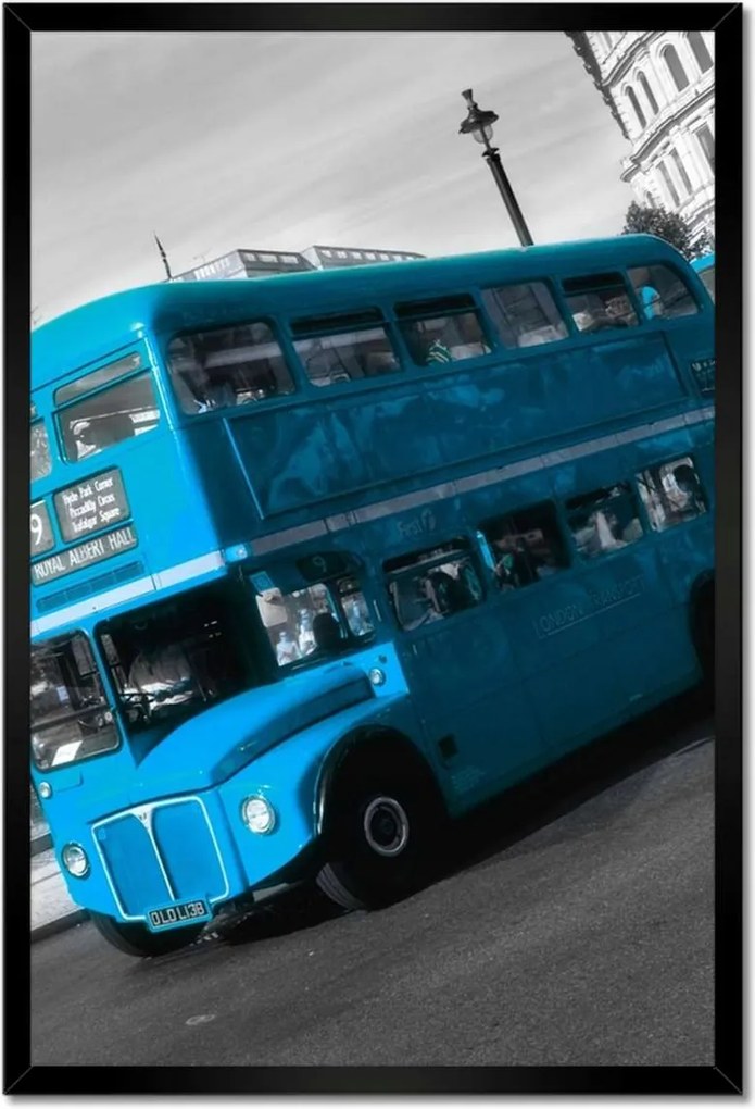 Poszterek keretben 40x60 London busz