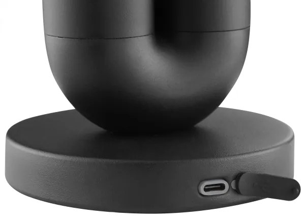 Brilliant - SAYU LED dimmelhető, újratölthető érintésvezérlésű asztali lámpa LED/2,5W/5V 2700K IP44 fekete