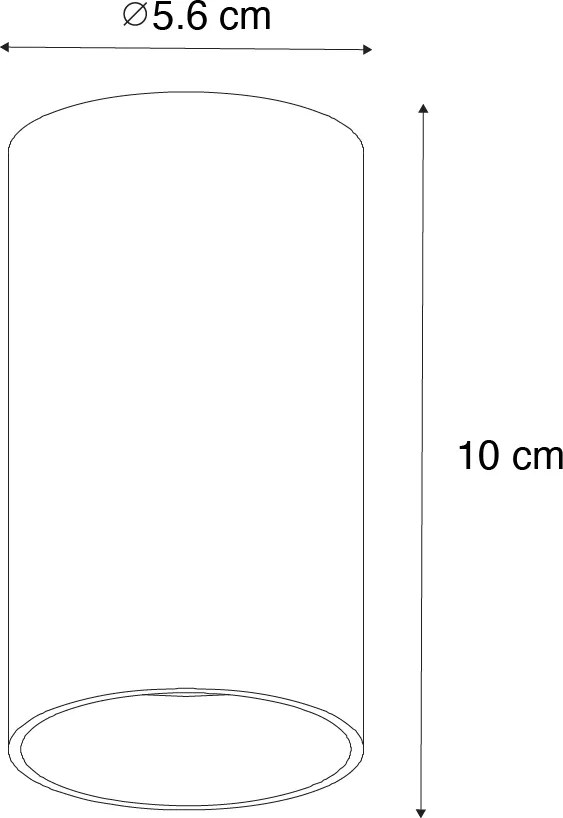 Okos süllyesztett spotlámpa sötét bronz színben, Wifi GU10 50 mm-es - Tuba