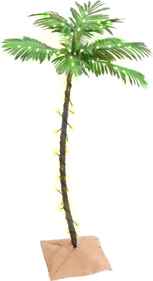 vidaXL LED-es pálmafa 72 meleg fehér LED-del 120 cm