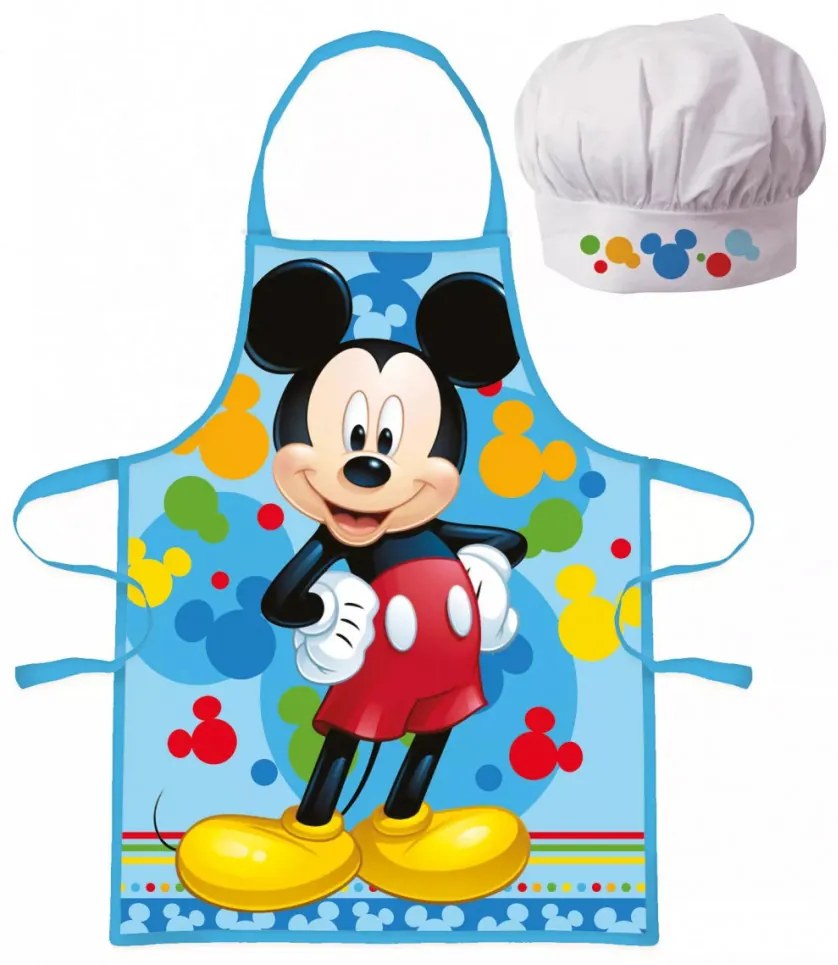 Disney Mickey Grinning Colors gyerek kötény 2 darabos szett