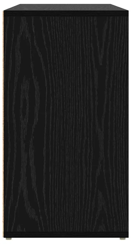 Cipőpad polcokkal Egyéb Musta tammi 103 x 30 x 54.5 cm Faanyag