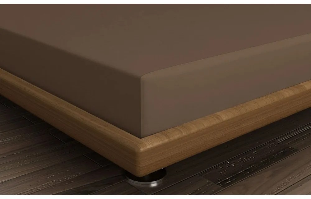 Barna gumis pamut lepedő 140x200 cm – Mijolnir