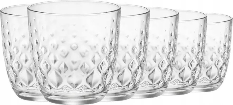 6 db-os 300 ml-es pohár szett Bormioli Glit itallevekhez ajándékba