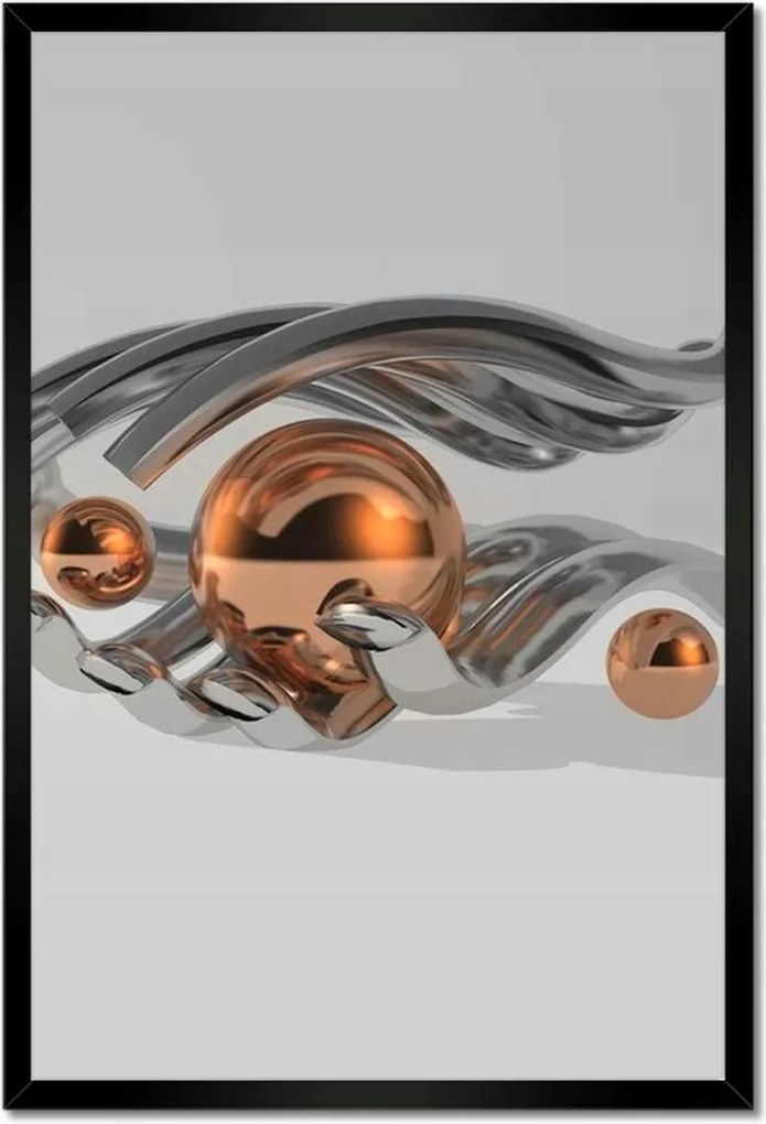 Poszterek keretben 40x60 Golyó a kézben