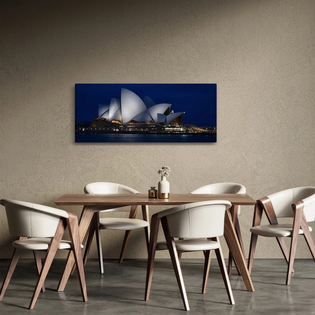 Sydney éjszakai kép (120x50 cm)
