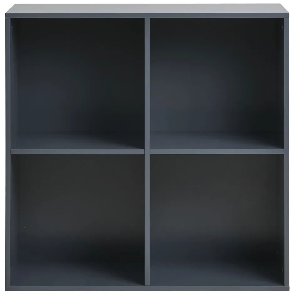 Horne fali polc, festett fa, sötétszürke 69x30x69 cm