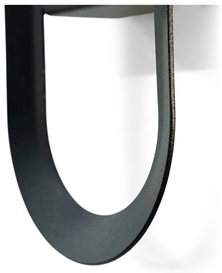 Fekete fali acél akasztó Coucou – Spinder Design