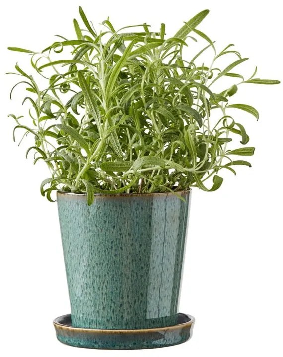 Kőedény kaspó ø 10 cm Gastro Green/Black – Bitz