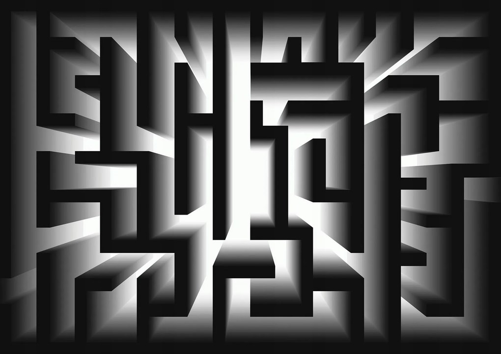 Fotótapéta Geometrikus illúzió labirintus vinil 460x300 +ragasztó