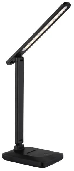 Globo 58481S - LORNA LED asztali lámpa, érintős, 3W, 5V, 1800 mAh, fekete