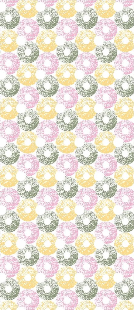 Fotótapéta Absztrakt színek és minimalizmus kerekek gyűrűk 91x211 +ragasztó