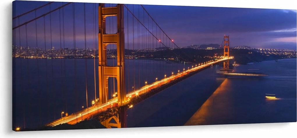 Kép - Golden Gate híd (120x50 cm)