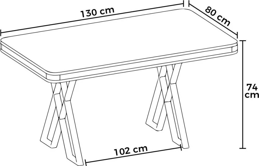 Vals - White Marble, Chrome