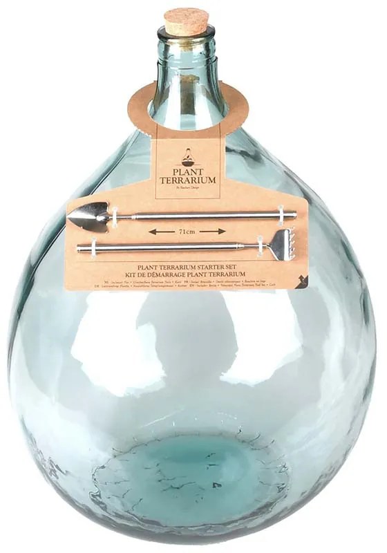 Florárium eszközökkel, 35 literes
