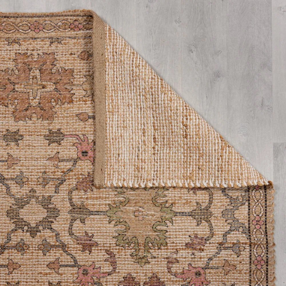 Natúr színű kézi szövésű jutakeverék szőnyeg 200x290 cm Celine Jute Global – Flair Rugs