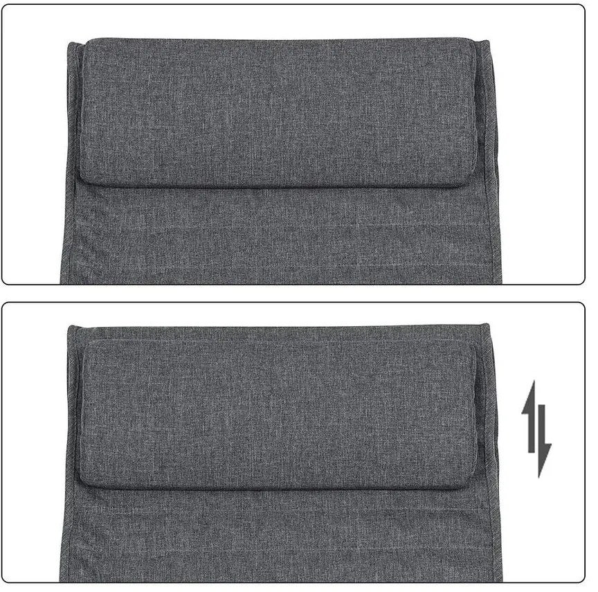 Hintaszék nyírfából, relaxációs szék 5 Fokban Állítható Lábtartó