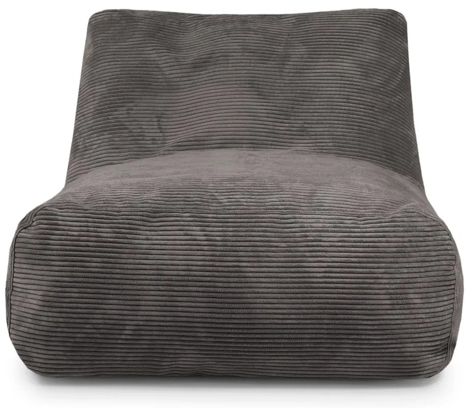 Krémszínű kordbársony babzsákfotel Tube 100 – SLOWDOWN