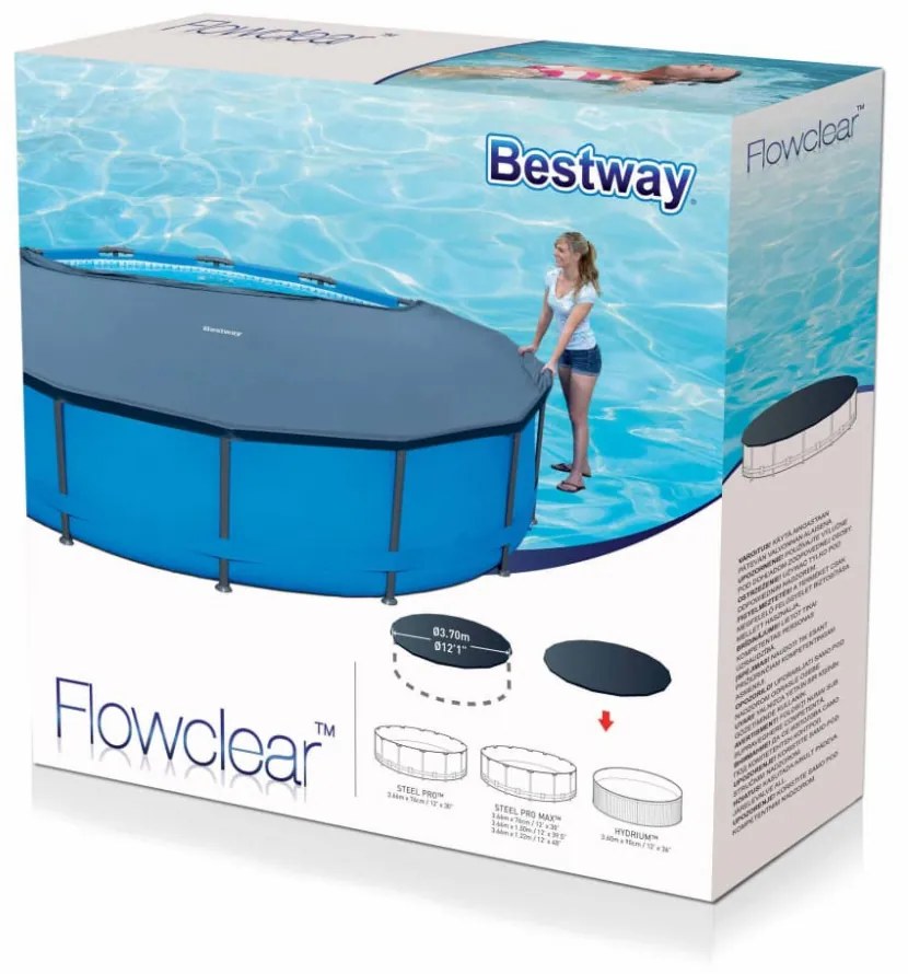 Bestway Flowclear medencetakaró 366 cm
