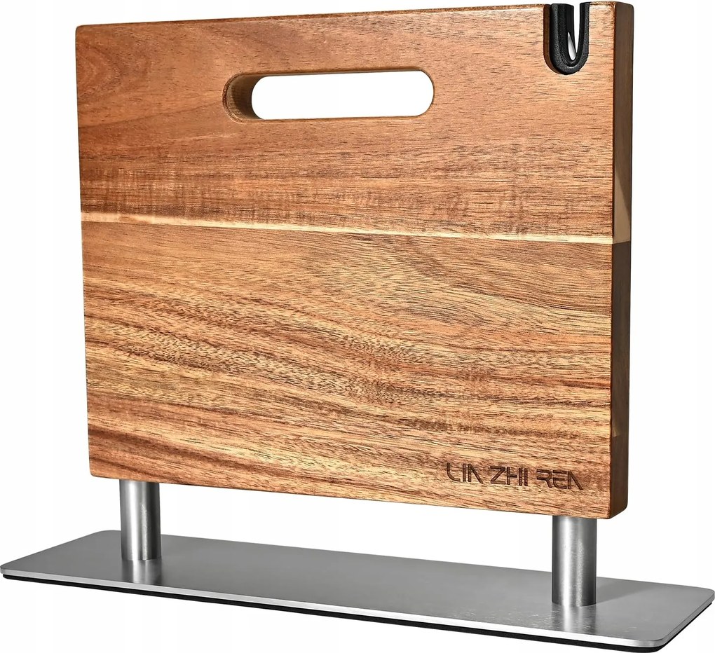 Mágneses blokk kétoldalas kések fából Akác konyha Lin Zhi Ren