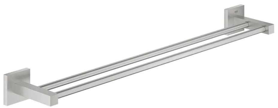 GROHE 41104DC0 - Dupla törölközőtartó QUICKFIX START CUBE 654 mm rozsdamentes acél