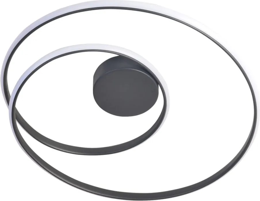 POLUX 328038 ZEFIRA Modern LED Mennyezeti Lámpa Antracit LED IP20