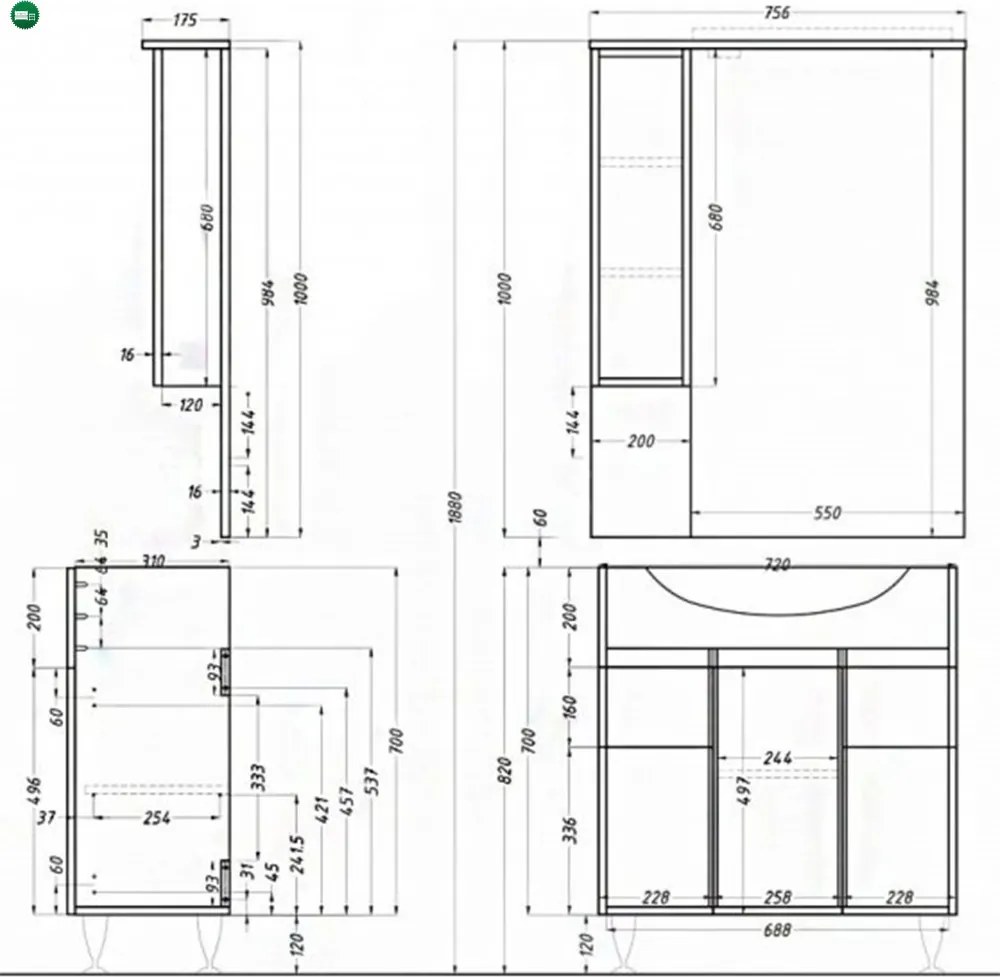 Bianca Plus 75 komplett