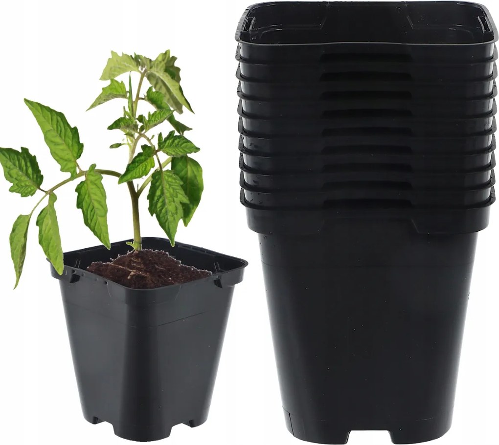 Palántanevelő kaspó Ültető kaspó 0,5l vetéshez P9 10db