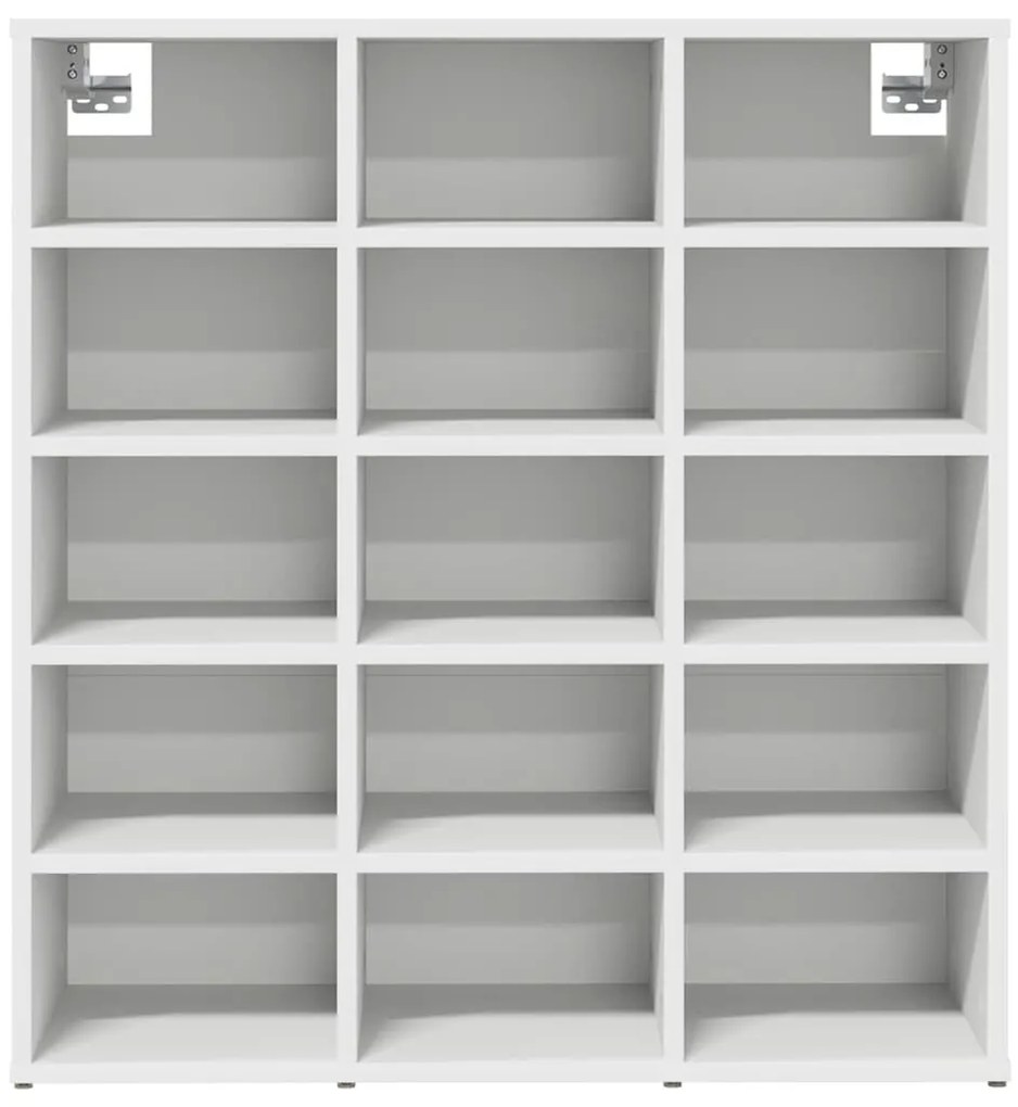 Cipősszekrény polcokkal Fehér 77.5 x 30 x 83.5 cm Faanyag