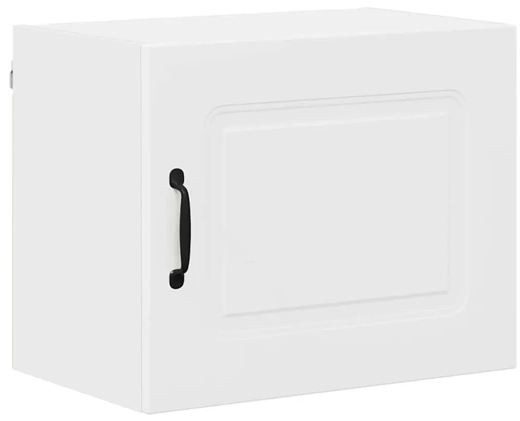 Fali konyhaszekrény ajtóval 2 pcs Fehér 50 x 31 x 40 cm Faanyag