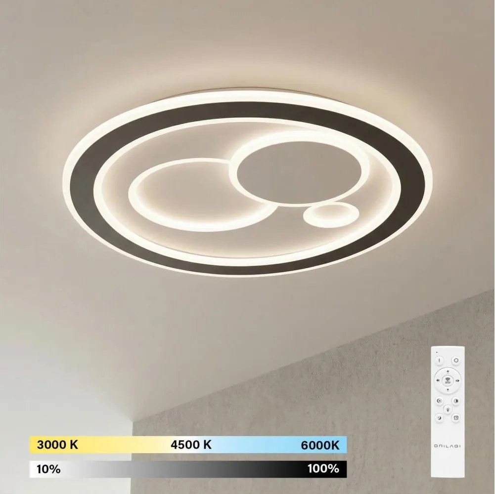 Brilagi - Dimmelhető mennyezeti lámpa MODERN LED/89W/230V 3000-6000K + távirányító
