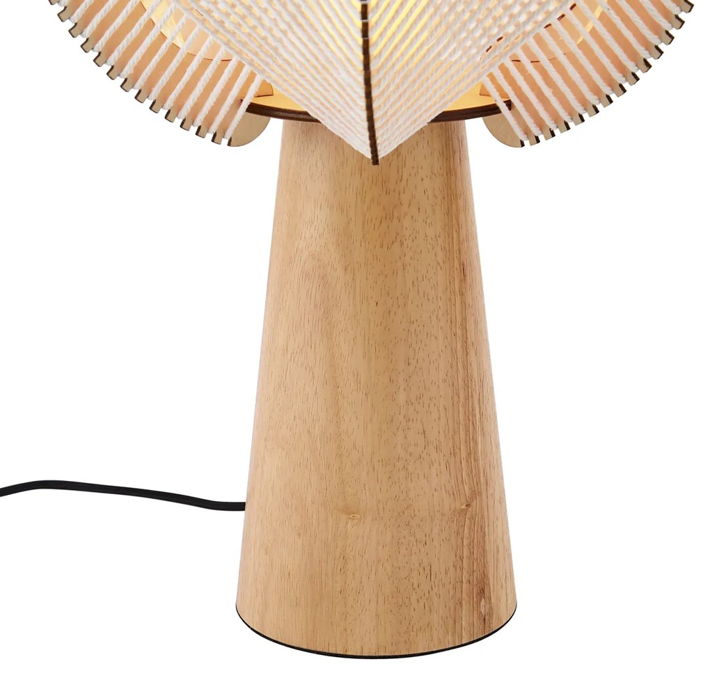 Japandi asztali lámpa bézs 45 cm - Gertie