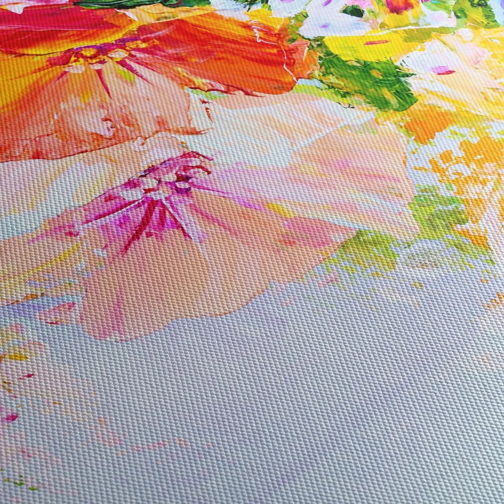 Kép - Virágok, festmény (70x50 cm)