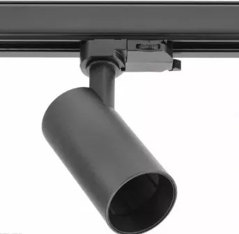 Sps sínrendszer GU10 foglalat kerek Fekete Lima Gtv diffúzorral