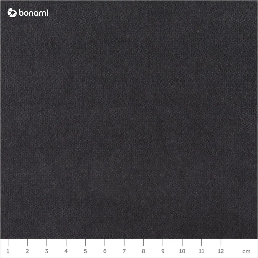 Puzo antracit szürke sarokkanapé baloldali fekvőfotellel - MESONICA