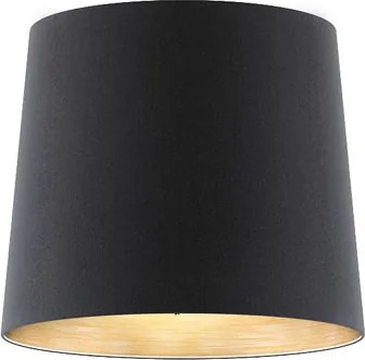 RENDL CONNY 35/30 állólámpa búra Polycotton fekete/réz fólia max. 23W