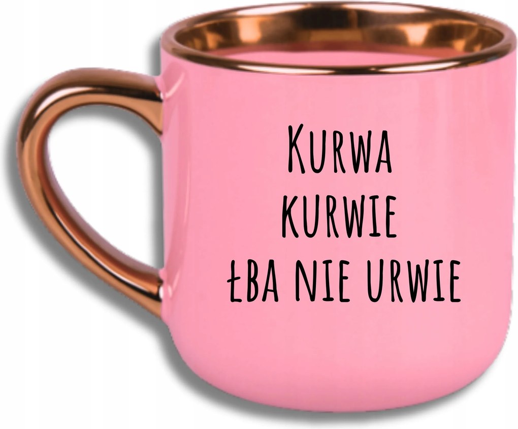 Bögre Rózsaszín Elegáns Nagy Vicces Ajándék K**** A Fej Nem Szakad Le